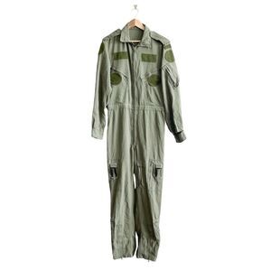 RCAF Air Force Uniform Maverick Flight Suit Jumpsuit Coveralls Green Large
